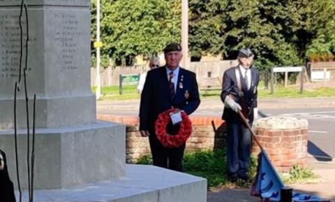 Sir Mike Penning MP at Battle of Britain commemoration
