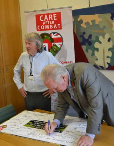 Sir Mike Penning supports Care after Combat