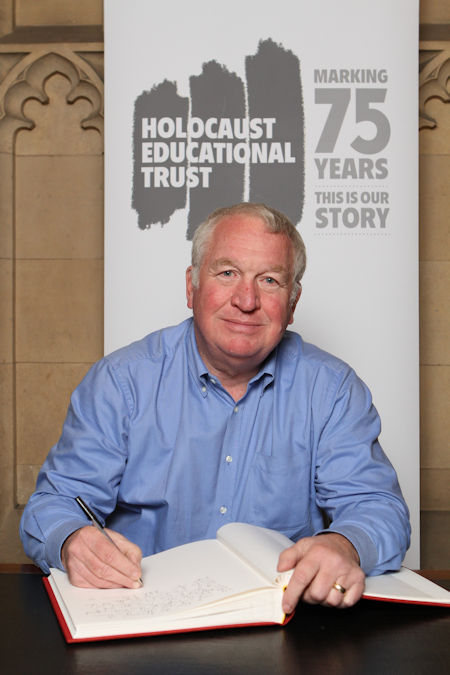Sir Mike Penning MP signs Holocaust Educational Trust Book of Commitment