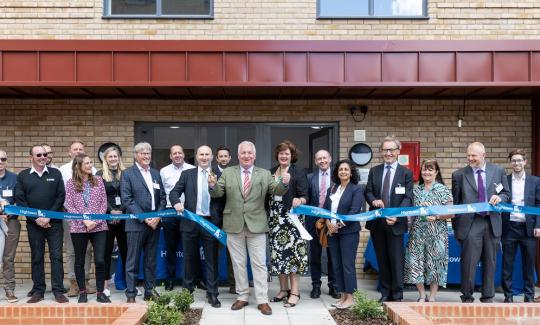 Sir Mike Penning officially opens new Hightown homes at Primrose Court