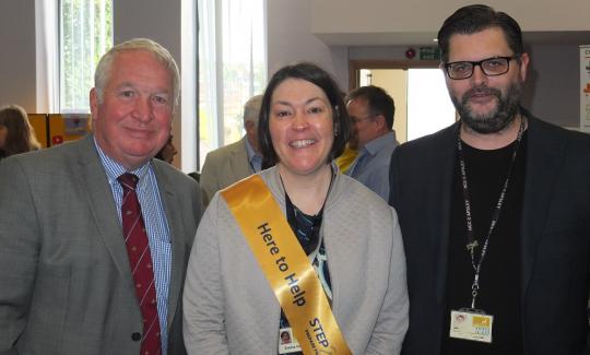 Sir Mike Penning MP attends Hertfordshire Step2Skills event