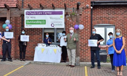 Sir Mike Penning MP visits St Pauls Care Centre