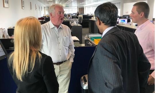 Sir Mike Penning visits Sir Robert McAlpine Ltd