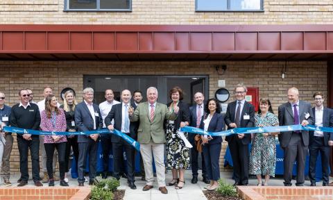 Sir Mike Penning officially opens new Hightown homes at Primrose Court