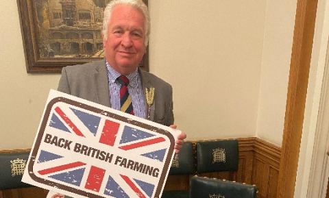 Sir Mike supports British food and farming on Back British Farming Day
