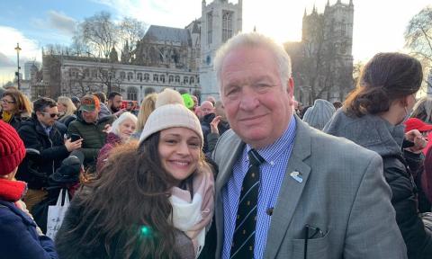 Sir Mike Penning MP and BSL Campaigner Zahra Khaira