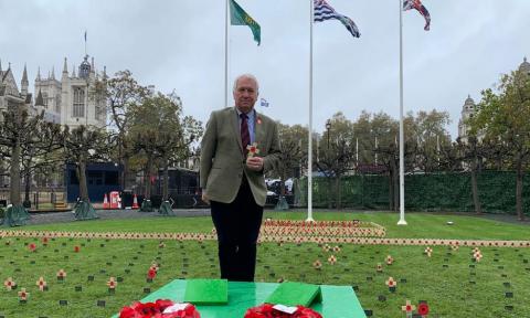 Sir Mike Penning MP at Parliament’s Constituency Garden of Remembrance
