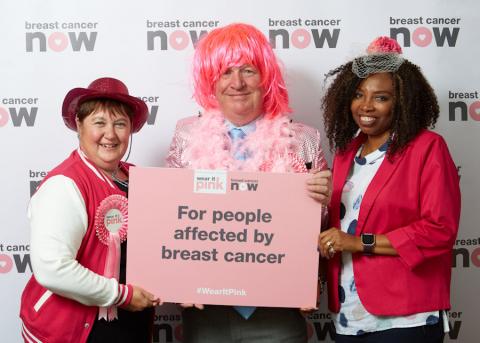 Sir Mike Penning backs Breast Cancer Now's 'Wear it Pink' campaign