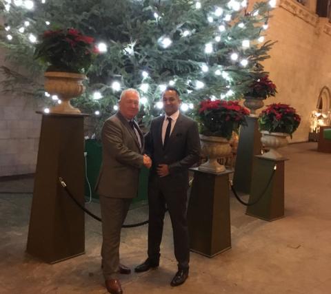 Sir Mike Penning MP and Gagan Mohindra MP in Westminster Hall, December 2019